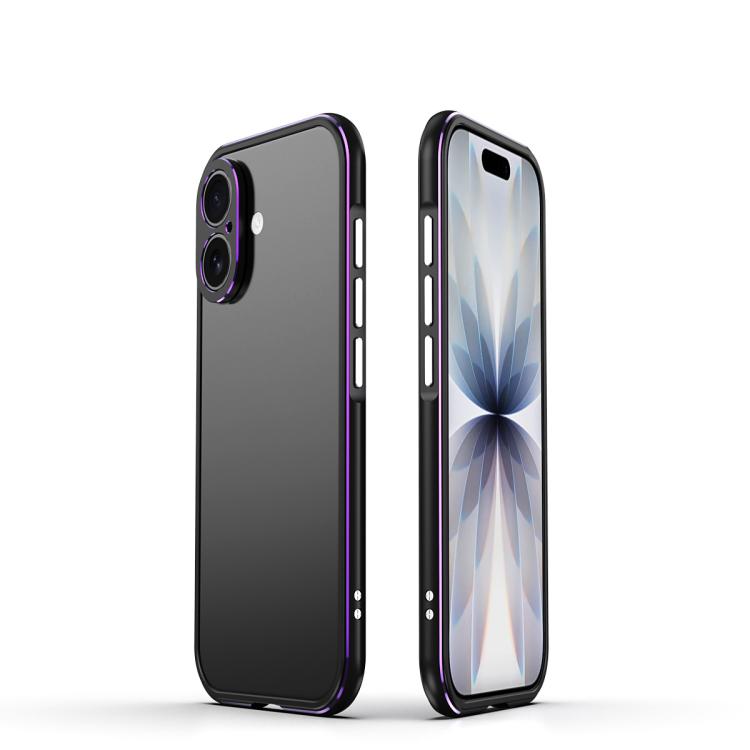 Aurora Series Lens Protector + Metal Frame Phone Case, For iPhone 17, For iPhone Air
