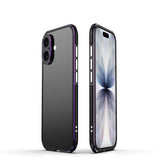 Aurora Series Lens Protector + Metal Frame Phone Case, For iPhone 17, For iPhone Air