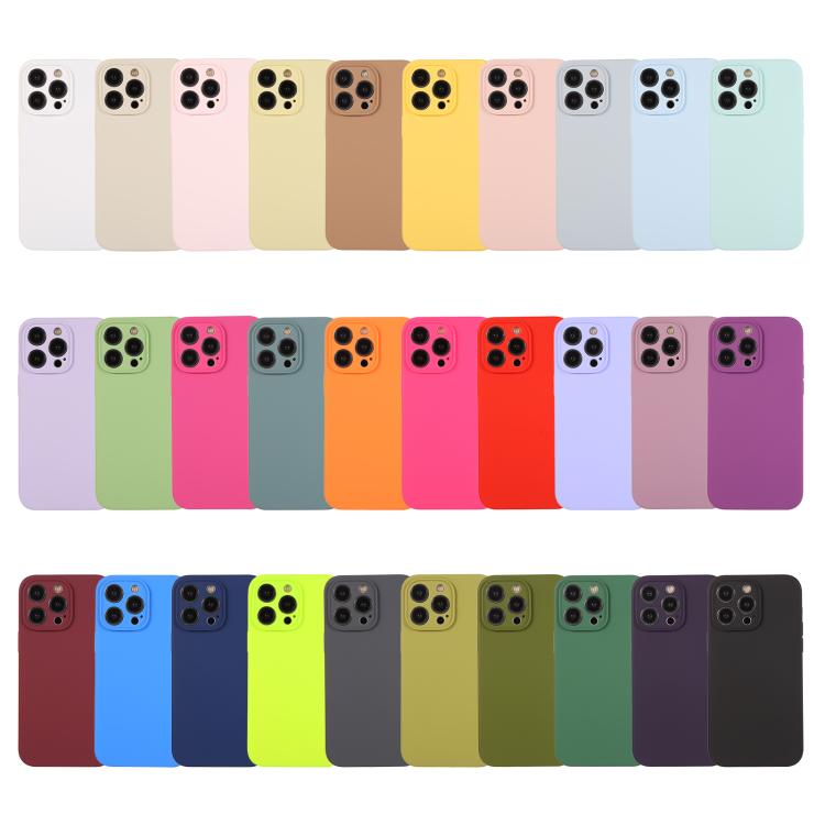 Pure Color Liquid Silicone Fine Pore Phone Case, For iPhone 17 Pro