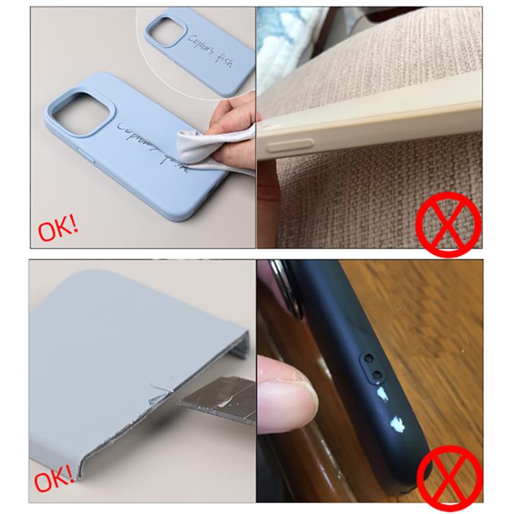 Pure Color Liquid Silicone Fine Pore Phone Case, For iPhone Air