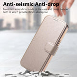 Splitable Electroplated MagSafe RFID Anti-theft Leather Phone Case with Lens Film, For iPhone 18 / 17, For iPhone 18 Pro / 17 Pro, For iPhone 18 Pro Max / 17 Pro Max, For iPhone 17e / 16e, For iPhone Air, For iPhone 16 Pro Max