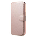 Splitable Electroplated MagSafe RFID Anti-theft Leather Phone Case with Lens Film, For iPhone 16 Pro, For iPhone 16 Plus, For iPhone 16, For iPhone 15 Pro Max, For iPhone 15 Pro, For iPhone 15 Plus