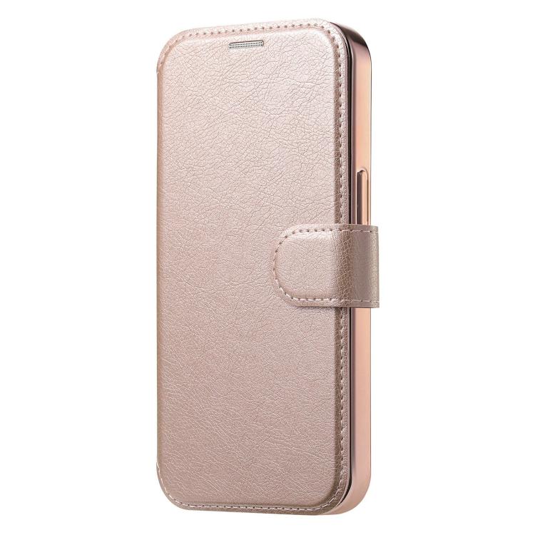 Splitable Electroplated MagSafe RFID Anti-theft Leather Phone Case with Lens Film, For iPhone 15, For iPhone 14 Plus, For iPhone 14, For iPhone 14 Pro, For iPhone 14 Pro Max, For iPhone 13 Pro Max