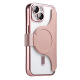 Splitable Electroplated MagSafe RFID Anti-theft Leather Phone Case with Lens Film, For iPhone 15, For iPhone 14 Plus, For iPhone 14, For iPhone 14 Pro, For iPhone 14 Pro Max, For iPhone 13 Pro Max