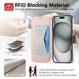 Splitable Electroplated MagSafe RFID Anti-theft Leather Phone Case with Lens Film, For iPhone 15, For iPhone 14 Plus, For iPhone 14, For iPhone 14 Pro, For iPhone 14 Pro Max, For iPhone 13 Pro Max