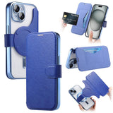 Splitable Electroplated MagSafe RFID Anti-theft Leather Phone Case with Lens Film, For iPhone 15, For iPhone 14 Plus, For iPhone 14, For iPhone 14 Pro, For iPhone 14 Pro Max, For iPhone 13 Pro Max