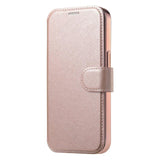 Splitable Electroplated MagSafe RFID Anti-theft Leather Phone Case with Lens Film, For iPhone 13 Pro, For iPhone 13, For iPhone 12, For iPhone 12 Pro Max, For iPhone 12 Pro