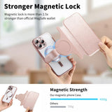 Splitable Electroplated MagSafe RFID Anti-theft Leather Phone Case with Lens Film, For iPhone 13 Pro, For iPhone 13, For iPhone 12, For iPhone 12 Pro Max, For iPhone 12 Pro