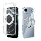ABEEL MagSafe Q-LUCK Pivot Bracket Transparent Phone Case, For iPhone 17 Pro Max, For iPhone 17 Pro, For iPhone 17, For iPhone Air, For iPhone 16 Pro Max, For iPhone 16 Pro, For iPhone 16 Plus, For iPhone 16
