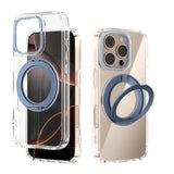 ABEEL MagSafe Q-LUCK Pivot Bracket Transparent Phone Case, For iPhone 17 Pro Max, For iPhone 17 Pro, For iPhone 17, For iPhone Air, For iPhone 16 Pro Max, For iPhone 16 Pro, For iPhone 16 Plus, For iPhone 16