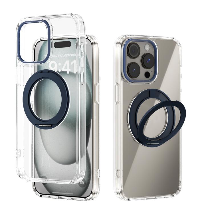 ABEEL MagSafe Q-LUCK Pivot Bracket Transparent Phone Case, For iPhone 15 Pro Max, For iPhone 15 Pro, For iPhone 15 Plus, For iPhone 15, For iPhone 14 Plus, For iPhone 14, For iPhone 14 Pro, For iPhone 14 Pro Max