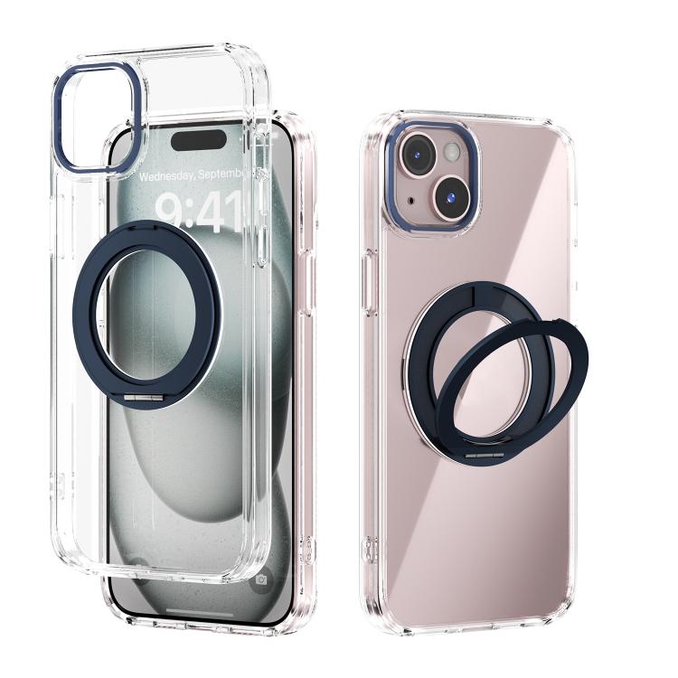 ABEEL MagSafe Q-LUCK Pivot Bracket Transparent Phone Case, For iPhone 15 Pro Max, For iPhone 15 Pro, For iPhone 15 Plus, For iPhone 15, For iPhone 14 Plus, For iPhone 14, For iPhone 14 Pro, For iPhone 14 Pro Max