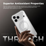 ABEEL MagSafe Q-LUCK Pivot Bracket Transparent Phone Case, For iPhone 17 Pro Max, For iPhone 17 Pro, For iPhone 17, For iPhone Air, For iPhone 16 Pro Max, For iPhone 16 Pro, For iPhone 16 Plus, For iPhone 16