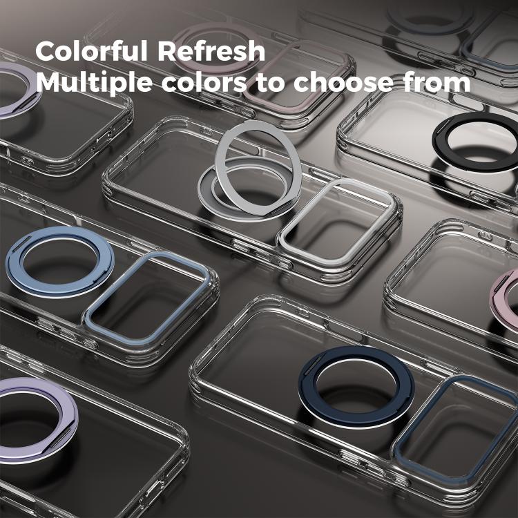 ABEEL MagSafe Q-LUCK Pivot Bracket Transparent Phone Case, For iPhone 13 Pro Max, For iPhone 13 Pro, For iPhone 13