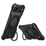 Mechanical Arm Borderless MagSafe Holder Metal Phone Case, For iPhone Air