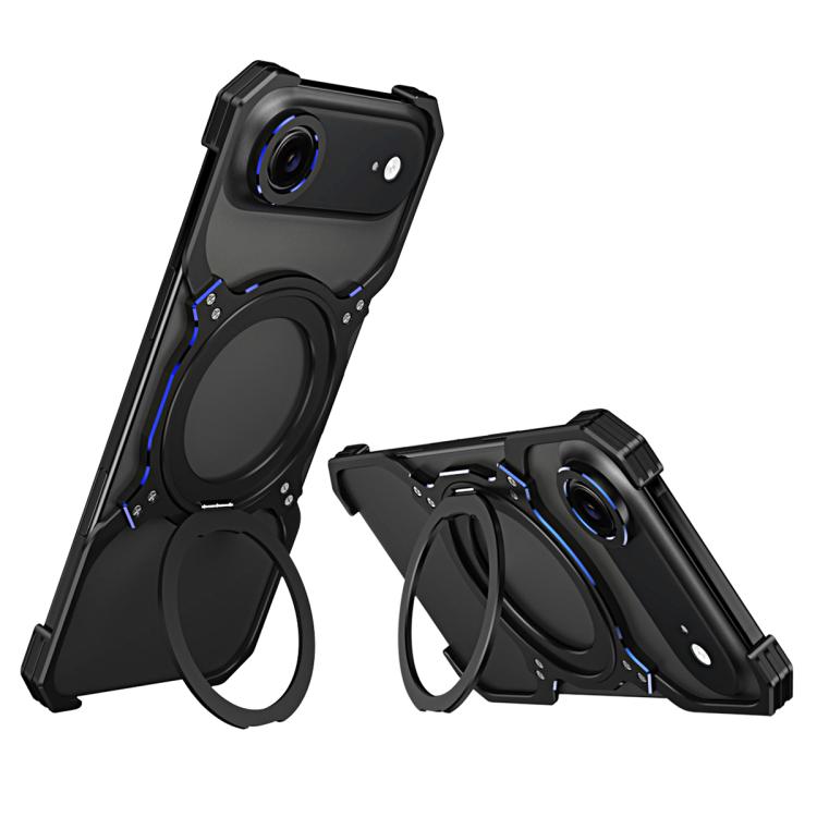 Mechanical Arm Borderless MagSafe Holder Metal Phone Case, For iPhone Air