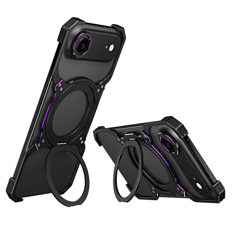 Mechanical Arm Borderless MagSafe Holder Metal Phone Case, For iPhone Air