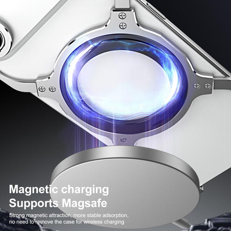 Mechanical Arm Borderless MagSafe Holder Metal Phone Case, For iPhone Air