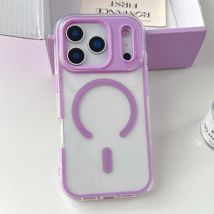Large Hole Camera Macaron Transparency MagSafe Phone Case, For iPhone 17 Pro Max, For iPhone 17 Pro, For iPhone 17, For iPhone Air, For iPhone 16 Pro Max, For iPhone 16 Pro, For iPhone 16 Plus, For iPhone 16