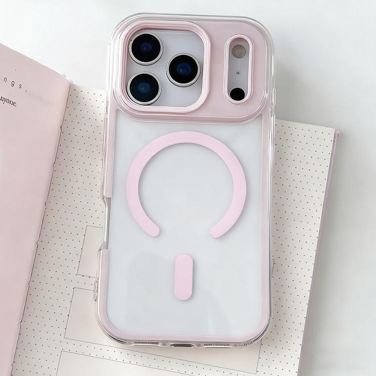 Large Hole Camera Macaron Transparency MagSafe Phone Case, For iPhone 17 Pro Max, For iPhone 17 Pro, For iPhone 17, For iPhone Air, For iPhone 16 Pro Max, For iPhone 16 Pro, For iPhone 16 Plus, For iPhone 16