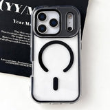 Large Hole Camera Macaron Transparency MagSafe Phone Case, For iPhone 17 Pro Max, For iPhone 17 Pro, For iPhone 17, For iPhone Air, For iPhone 16 Pro Max, For iPhone 16 Pro, For iPhone 16 Plus, For iPhone 16