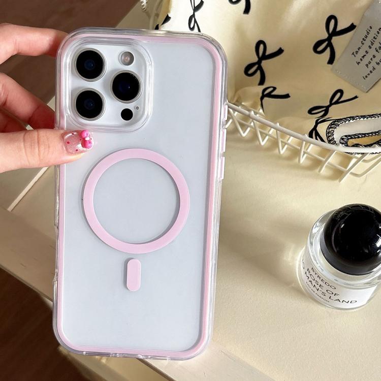 Large Hole Camera Macaron Transparency MagSafe Phone Case, For iPhone 15 Pro Max, For iPhone 15 Pro, For iPhone 15 Plus, For iPhone 15, For iPhone 14 Plus, For iPhone 14, For iPhone 14 Pro, For iPhone 14 Pro Max