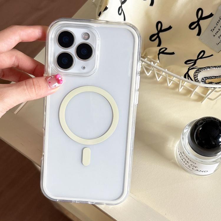 Large Hole Camera Macaron Transparency MagSafe Phone Case, For iPhone 13 Pro Max, For iPhone 13 Pro, For iPhone 13, For iPhone 12, For iPhone 12 Pro Max, For iPhone 12 Pro, For iPhone 11 Pro Max, For iPhone 11