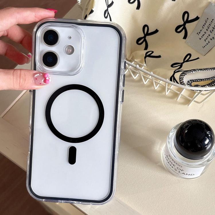 Large Hole Camera Macaron Transparency MagSafe Phone Case, For iPhone 13 Pro Max, For iPhone 13 Pro, For iPhone 13, For iPhone 12, For iPhone 12 Pro Max, For iPhone 12 Pro, For iPhone 11 Pro Max, For iPhone 11
