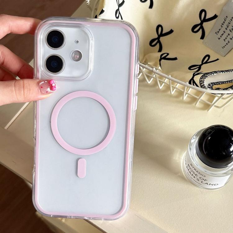 Large Hole Camera Macaron Transparency MagSafe Phone Case, For iPhone 13 Pro Max, For iPhone 13 Pro, For iPhone 13, For iPhone 12, For iPhone 12 Pro Max, For iPhone 12 Pro, For iPhone 11 Pro Max, For iPhone 11