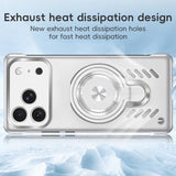 Ice Sense Series Graphene Cooling MagSafe Holder Phone Case, For iPhone 17 Pro Max, For iPhone 17 Pro, For iPhone 17, For iPhone Air