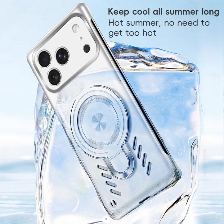 Ice Sense Series Graphene Cooling MagSafe Holder Phone Case, For iPhone 17 Pro Max, For iPhone 17 Pro, For iPhone 17, For iPhone Air