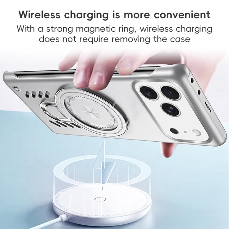 Ice Sense Series Graphene Cooling MagSafe Holder Phone Case, For iPhone 17 Pro Max, For iPhone 17 Pro, For iPhone 17, For iPhone Air