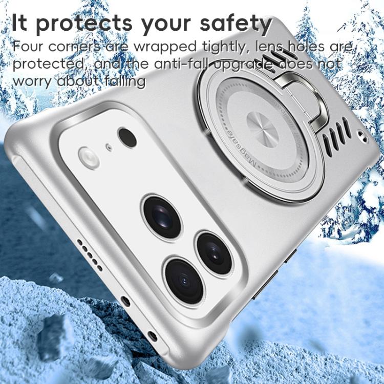 Ice Sense Series Graphene Cooling MagSafe Holder Phone Case, For iPhone 17 Pro Max, For iPhone 17 Pro, For iPhone 17, For iPhone Air