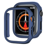 xDfind PC Frosted Hollow Half Coverage Watch Cover, For Apple Watch Series 6 / 5 / 4 / SE 44mm, For Apple Watch Series 6 / 5 / 4 / SE 40mm, For Apple Watch Series 11 46mm / 10 46mm, For Apple Watch Series 11 42mm / 10 42mm