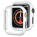 xDfind PC Frosted Hollow Half Coverage Watch Cover, For Apple Watch Ultra 3 / 2 / 1 49mm, For Apple Watch Series 9 / 8 / 7 45mm, For Apple Watch Series 9 / 8 / 7 41mm, For Apple Watch Series 3 / 2 / 1 38mm