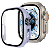 xDfind Tempered Glass Film Integrated PC Watch Cover, For Apple Watch Ultra 3 / 2 / 1 49mm, For Apple Watch Series 9 / 8 / 7 45mm, For Apple Watch Series 9 / 8 / 7 41mm, For Apple Watch Series 3 / 2 / 1 38mm