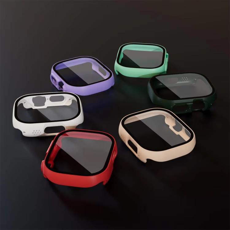 xDfind Tempered Glass Film Integrated PC Watch Cover, For Apple Watch Ultra 3 / 2 / 1 49mm, For Apple Watch Series 9 / 8 / 7 45mm, For Apple Watch Series 9 / 8 / 7 41mm, For Apple Watch Series 3 / 2 / 1 38mm