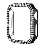 xDfind Double Row Diamond Hollow PC Watch Cover, For Apple Watch Series 6 / 5 / 4 / SE 44mm, For Apple Watch Series 6 / 5 / 4 / SE 40mm, For Apple Watch Series 11 46mm / 10 46mm, For Apple Watch Series 11 42mm / 10 42mm                                 ...