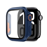 xDfind Change to Ultra 49mm Tempered Glass Film Integrated PC Watch Cover, For Apple Watch Series 6 / 5 / 4 / SE 44mm, For Apple Watch Series 9 / 8 / 7 45mm, For Apple Watch Series 9 / 8 / 7 41mm