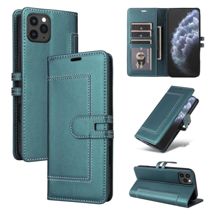 Stitched Magnetic Buckle Leather Phone Case, For iPhone 13 Pro, For iPhone 12 / 12 Pro, For iPhone 12 Pro Max, For iPhone 11 Pro Max, For iPhone 11, For iPhone 11 Pro