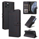 Stitched Magnetic Buckle Leather Phone Case, For iPhone 13 Pro, For iPhone 12 / 12 Pro, For iPhone 12 Pro Max, For iPhone 11 Pro Max, For iPhone 11, For iPhone 11 Pro