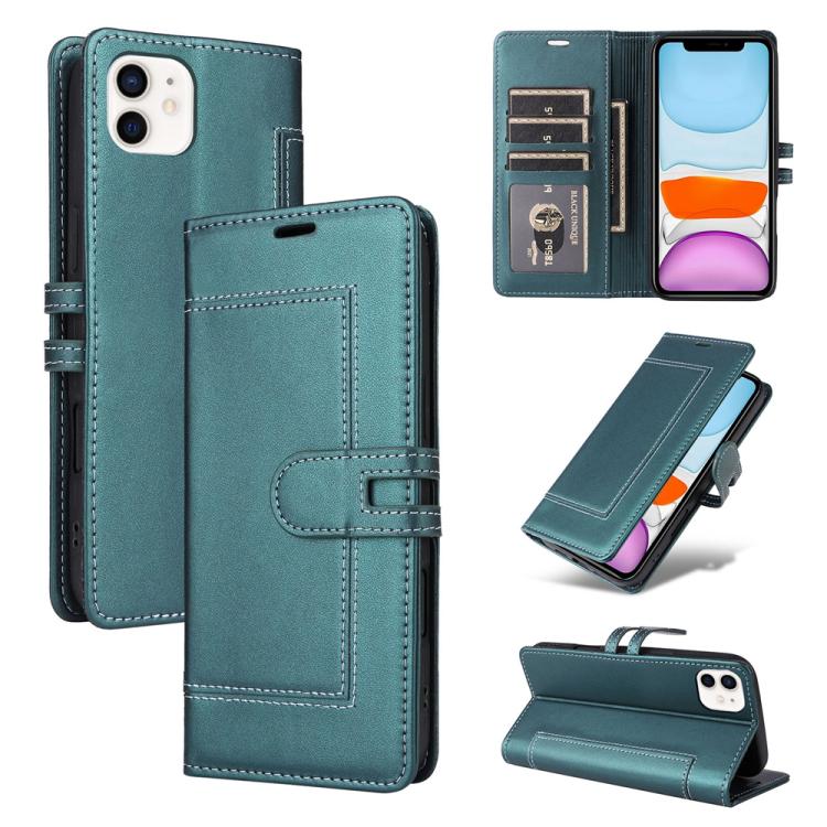 Stitched Magnetic Buckle Leather Phone Case, For iPhone 13 Pro, For iPhone 12 / 12 Pro, For iPhone 12 Pro Max, For iPhone 11 Pro Max, For iPhone 11, For iPhone 11 Pro