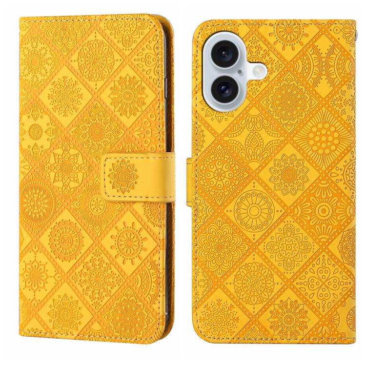 Ethnic Style Embossed Pattern Leather Phone Case, For iPhone 17 Pro Max, For iPhone 17 Pro, For iPhone 17, For iPhone Air