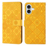 Ethnic Style Embossed Pattern Leather Phone Case, For iPhone 17 Pro Max, For iPhone 17 Pro, For iPhone 17, For iPhone Air