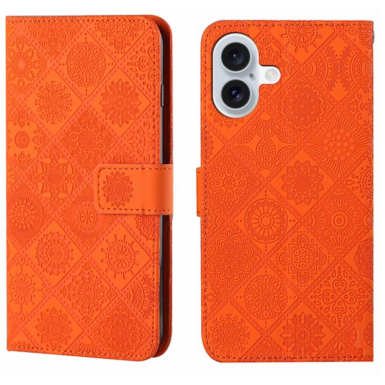 Ethnic Style Embossed Pattern Leather Phone Case, For iPhone 17 Pro Max, For iPhone 17 Pro, For iPhone 17, For iPhone Air