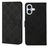 Ethnic Style Embossed Pattern Leather Phone Case, For iPhone 17 Pro Max, For iPhone 17 Pro, For iPhone 17, For iPhone Air