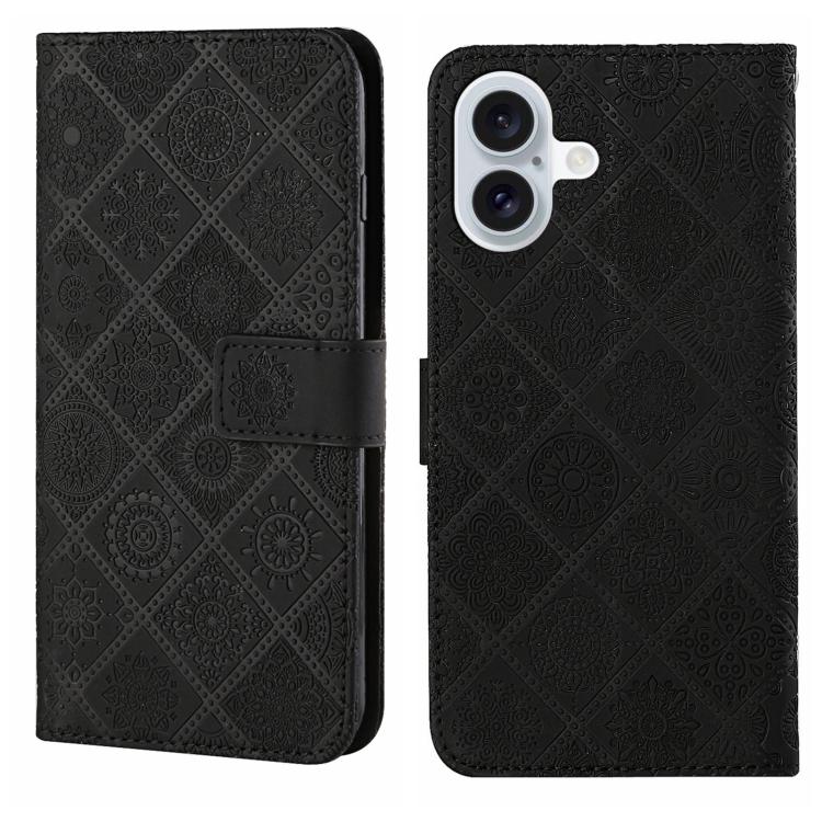 Ethnic Style Embossed Pattern Leather Phone Case, For iPhone 17 Pro Max, For iPhone 17 Pro, For iPhone 17, For iPhone Air