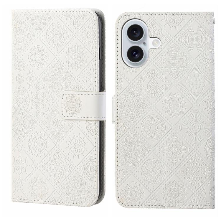 Ethnic Style Embossed Pattern Leather Phone Case, For iPhone 17 Pro Max, For iPhone 17 Pro, For iPhone 17, For iPhone Air
