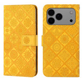 Ethnic Style Embossed Pattern Leather Phone Case, For iPhone 17 Pro Max, For iPhone 17 Pro, For iPhone 17, For iPhone Air