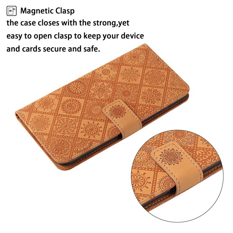 Ethnic Style Embossed Pattern Leather Phone Case, For iPhone 17 Pro Max, For iPhone 17 Pro, For iPhone 17, For iPhone Air